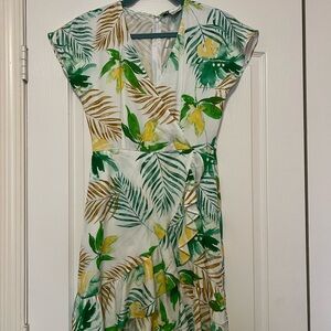 EUC Gianni Bini Women’s Penelope Ruffle Wrap Dress